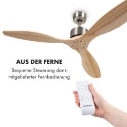 Santa Elena Deckenventilator 52" 9.060m³/h 3 Echtholzflügel -Warmekuche Pro Geschaft 10035789 de 0003 logo