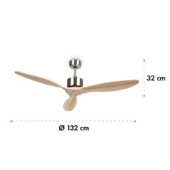 Santa Elena Deckenventilator 52" 9.060m³/h 3 Echtholzflügel -Warmekuche Pro Geschaft 10035789 yy 0007 logo
