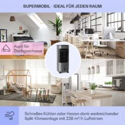 Skypillar 3-in-1 Luftkühler Ventilator 5L Fernbedienung Touch-Panel -Warmekuche Pro Geschaft 10035795 de 0005 usp