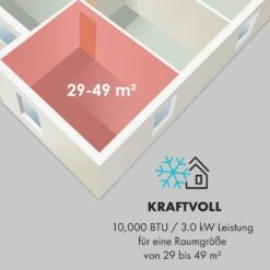 Metrobreeze Rom Smart Mobile Klimaanlage 10.000 BTU 3 KW Fernbedienung -Warmekuche Pro Geschaft 10035804 de 0005 logo