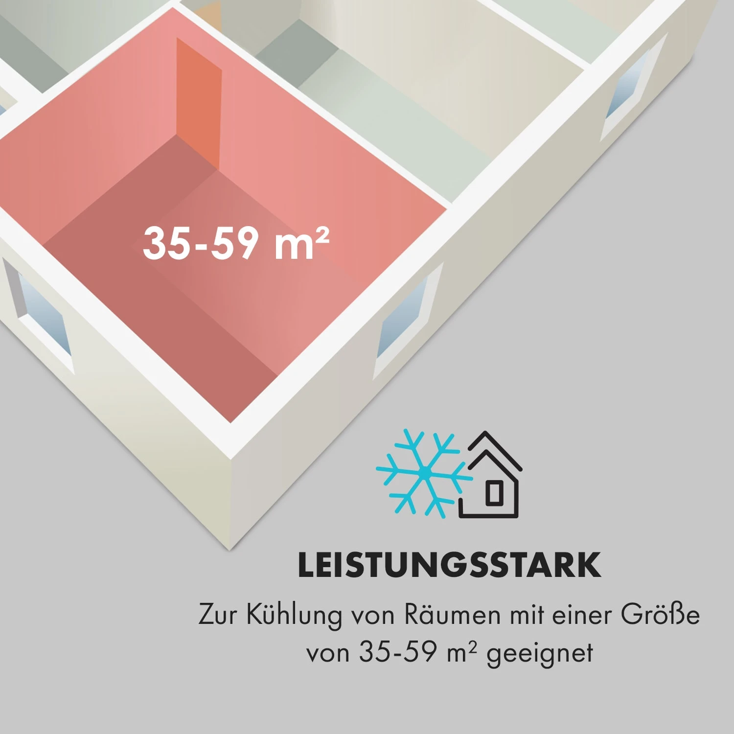 Grandbreeze Eco 12K Klimaanlage 3-in-1 460 M³/h 12.000 BTU/1,35 KW 4 Grandbreeze Eco 12K Klimaanlage 3-in-1 460 M³/h 12.000 BTU/1,35 KW – Bild 4