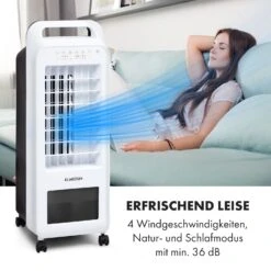 Cooler Rush Ventilator Luftkühler 5,5L 45W Fernbedienung 5x Eispack -Warmekuche Pro Geschaft 10035824 de 0004 logo