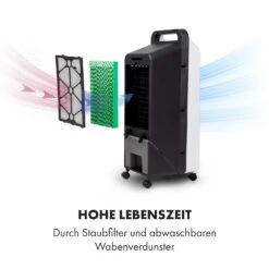 Cooler Rush Ventilator Luftkühler 5,5L 45W Fernbedienung 5x Eispack -Warmekuche Pro Geschaft 10035824 de 0008 logo