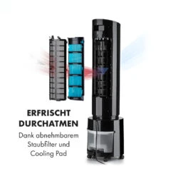 Waterfall Luftkühler 45 W 4 Liter 2 Kühlakkus Mobil -Warmekuche Pro Geschaft 10035834 de 0004 logo