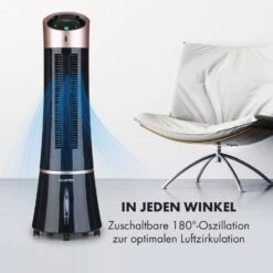 Skyscraper Ice 4-in-1 Luftkühler Ventilator 210 M³/h 30 W Oszillation Mobil Fernbedienung -Warmekuche Pro Geschaft 10035835 de 0005 logo