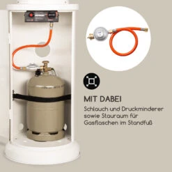 Goldflame Terrassenheizstrahler Gasheizer 11,2 KW Temperglas Mobil Edelstahl -Warmekuche Pro Geschaft 10035962 de 0005 logo