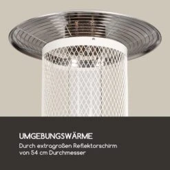 Goldflame Terrassenheizstrahler Gasheizer 11,2 KW Temperglas Mobil Edelstahl -Warmekuche Pro Geschaft 10035962 de 0008 logo