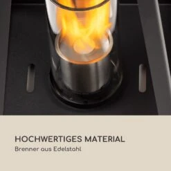 Fiamme Triangolo Ethanol-Laterne 2-Set Edelstahl-Brenner 0,3 Liter 4h Brenndauer -Warmekuche Pro Geschaft 10036072 de 0005 logo