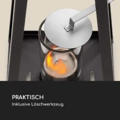 Fiamme Triangolo Ethanol-Laterne 2-Set Edelstahl-Brenner 0,3 Liter 4h Brenndauer -Warmekuche Pro Geschaft 10036072 de 0007 logo