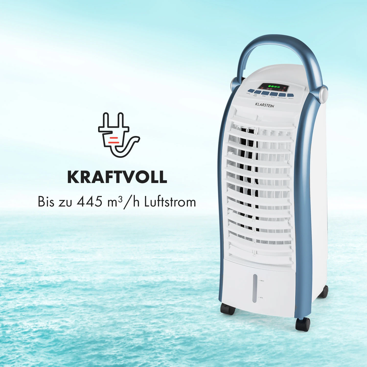 Maxfresh Ocean Ventilator Luftkühler 6L 65W Fernbedienung 2x Eispack 3 Maxfresh Ocean Ventilator Luftkühler 6L 65W Fernbedienung 2x Eispack – Bild 3