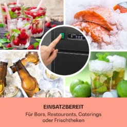 Powericer XL Eiswürfelmaschine 20 Kg/Tag 145 Watt -Warmekuche Pro Geschaft 10036152 de 0003 usp