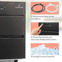 Powericer XL Eiswürfelmaschine 20 Kg/Tag 145 Watt -Warmekuche Pro Geschaft 10036152 de 0004 usp