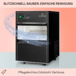 Powericer XL Eiswürfelmaschine 20 Kg/Tag 145 Watt -Warmekuche Pro Geschaft 10036152 de 0005 usp
