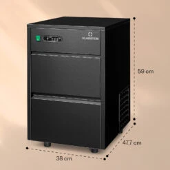 Powericer XL Eiswürfelmaschine 20 Kg/Tag 145 Watt -Warmekuche Pro Geschaft 10036152 yy 0011 dimensions