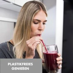 Glaswerk Salizzada Glasstrohhalme 7 Stück 0,8 X 20 Cm (ØxH) Holzhalterung Bürste -Warmekuche Pro Geschaft 10036366 de 0003 logo