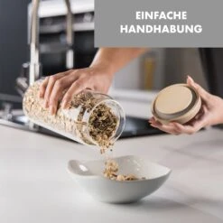 Glaswerk Lovage Vorratsgläser 0,75 1,1 1,5 L 3er Set Borosilikatglas Akazienholzdeckel Silikon 11 Glaswerk Lovage Vorratsgläser 0,75 1,1 1,5 L 3er Set Borosilikatglas Akazienholzdeckel Silikon -Warmekuche Pro Geschaft 10036372 de 0004 logo