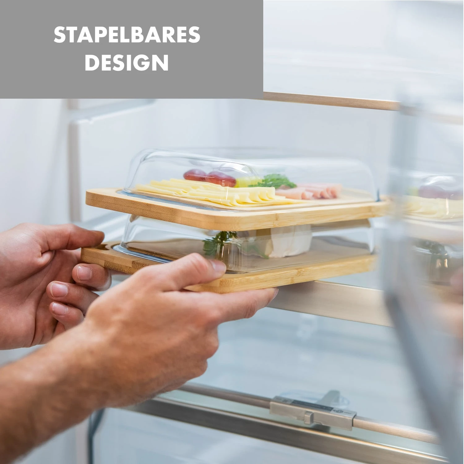 Glaswerk Hermatige Aufschnittbox Mit Glasdeckel 2er Set Borosilikatglas Bambus Schneidebret 6 Glaswerk Hermatige Aufschnittbox Mit Glasdeckel 2er Set Borosilikatglas Bambus Schneidebret – Bild 6