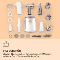 Mighty Mince Elektrischer Fleischwolf 500 - 1361 Watt 3 Lochscheiben -Warmekuche Pro Geschaft 10036478 de 0007 logo