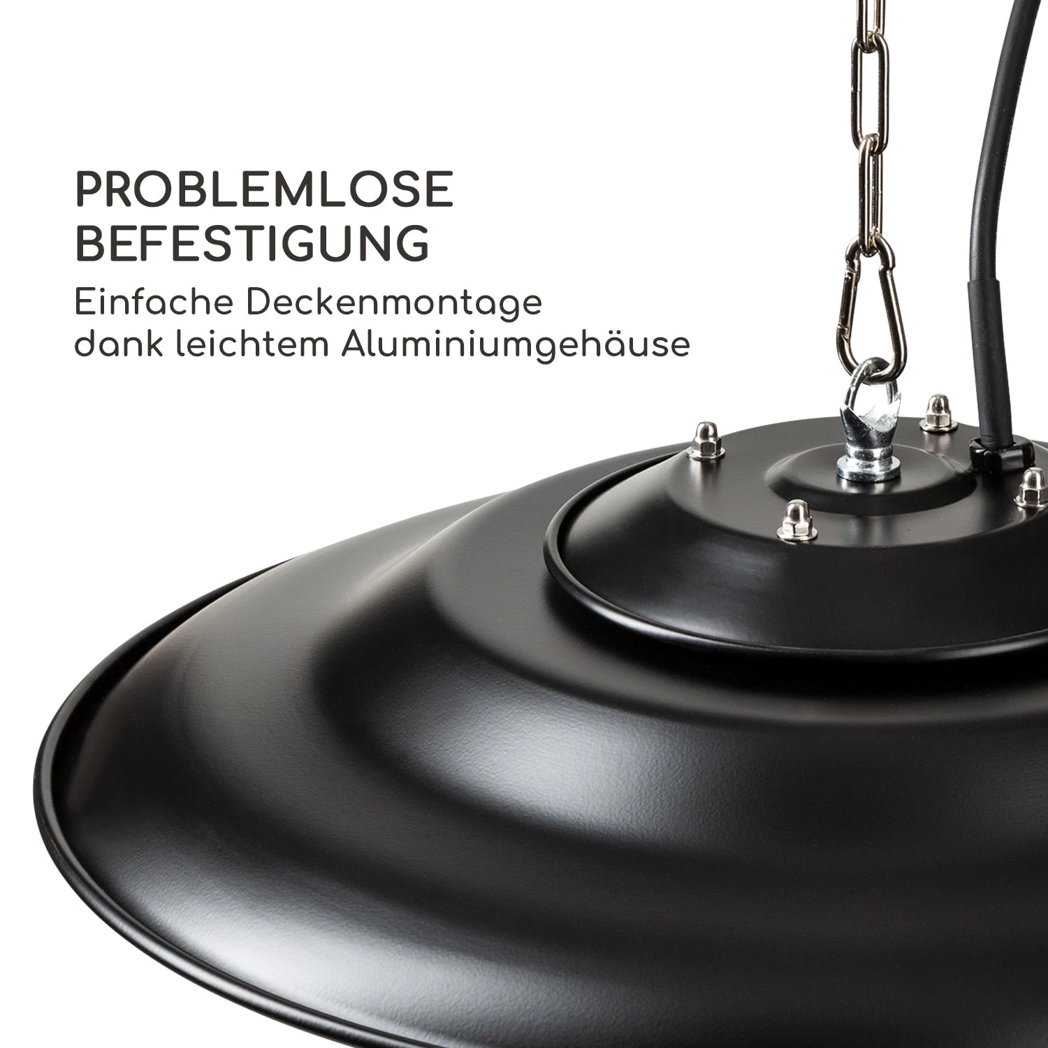 Hitzkopf Infrarot-Deckenheizstrahler Halogen-Heizröhre 2 Stufen 750/1500 W 6 Hitzkopf Infrarot-Deckenheizstrahler Halogen-Heizröhre 2 Stufen 750/1500 W – Bild 6