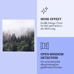 Wonderwall Air Art Smart Infrarotheizung Wald 60x60cm 350W -Warmekuche Pro Geschaft 10037820 de 0006 logo