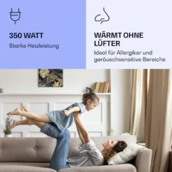 Wonderwall Air Art Smart Infrarotheizung Schwarze Blume 60x60cm 350W -Warmekuche Pro Geschaft 10037829 de 0005 logo