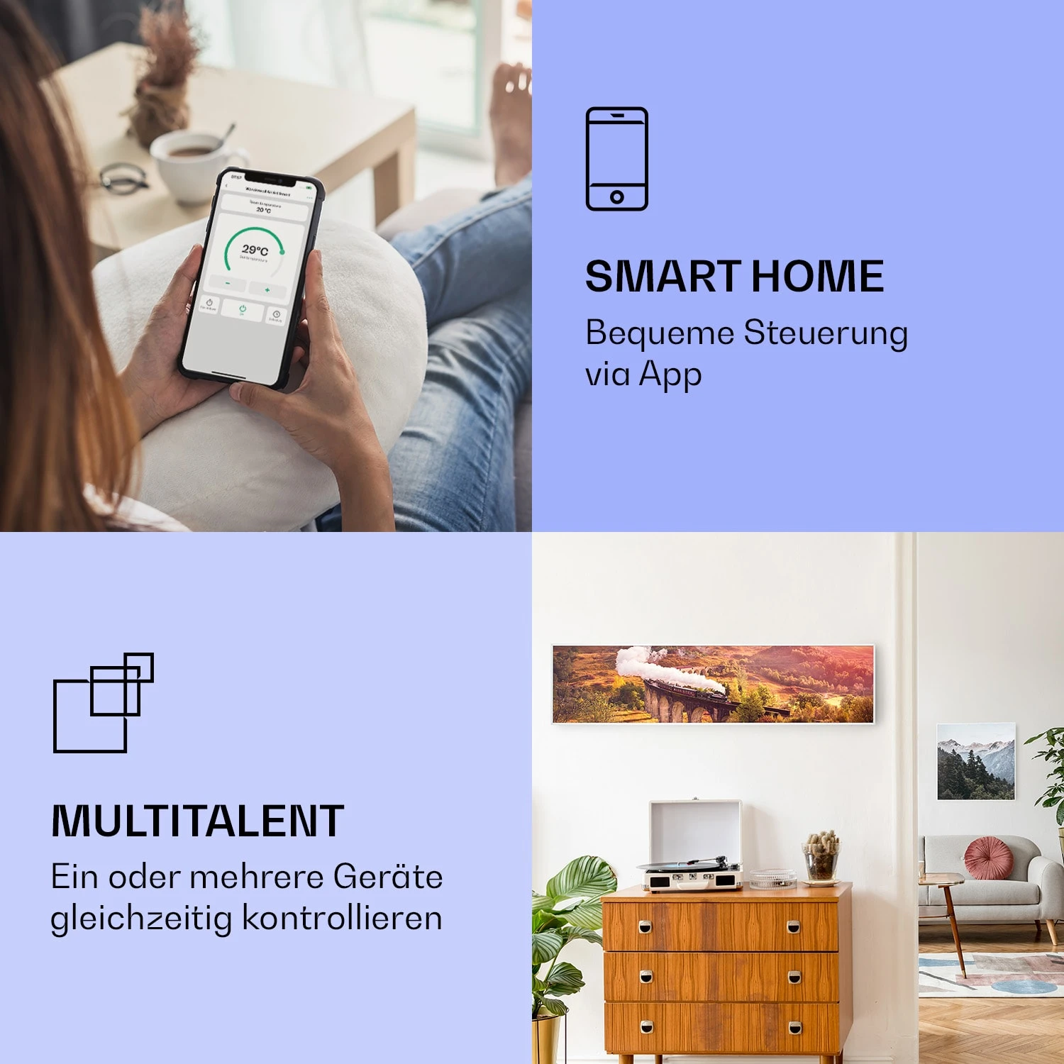 Wonderwall Air Art Smart Infrarotheizung Zug 120x30cm 350W 2 Wonderwall Air Art Smart Infrarotheizung Zug 120x30cm 350W – Bild 2