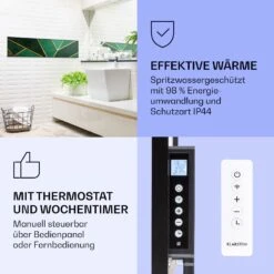 Wonderwall Air Art Smart Infrarotheizung Grüne Linie 120x30cm 350W -Warmekuche Pro Geschaft 10037845 de 0004 logo