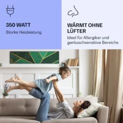 Wonderwall Air Art Smart Infrarotheizung Grüne Linie 120x30cm 350W -Warmekuche Pro Geschaft 10037845 de 0005 logo