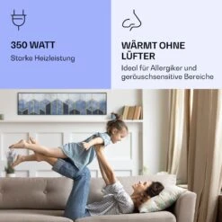 Wonderwall Air Art Smart Infrarotheizung Blaue Linie 120x30cm 350W -Warmekuche Pro Geschaft 10037847 de 0005 logo