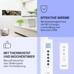 Wonderwall Air Art Smart Infrarotheizung Schwarze Blume 120x30cm 350W -Warmekuche Pro Geschaft 10037852 de 0004 logo