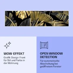 Wonderwall Air Art Smart Infrarotheizung Schwarze Blume 120x30cm 350W -Warmekuche Pro Geschaft 10037852 de 0006 logo