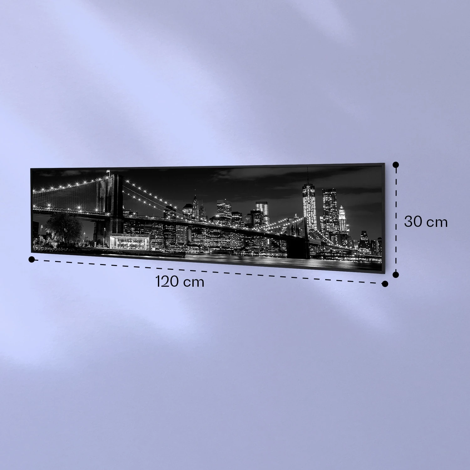 Wonderwall Air Art Smart Infrarotheizung Brücke 120x30cm 350W 7 Wonderwall Air Art Smart Infrarotheizung Brücke 120x30cm 350W – Bild 7