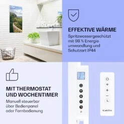 Wonderwall Air Art Smart Infrarotheizung Zug 60x120cm 700W -Warmekuche Pro Geschaft 10037898 de 0004 logo