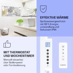 Wonderwall Air Art Smart Infrarotheizung Blatt 120x60cm 700W -Warmekuche Pro Geschaft 10037918 de 0004 logo