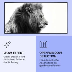 Wonderwall Air Art Smart Infrarotheizung Löwe 60x120cm 700W -Warmekuche Pro Geschaft 10037925 de 0006 logo
