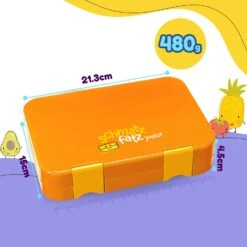 Schmatzfatz Junior Lunchbox 6 Fächer 21,3 X 15 X 4,5 Cm (BxHxT) -Warmekuche Pro Geschaft 10037943 de 0008 usp