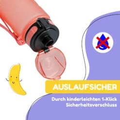 Schmatzfatz Trinkflasche Sportflasche 350 Ml 18 Cm Tritan -Warmekuche Pro Geschaft 10037959 de 0003 usp