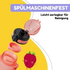Schmatzfatz Trinkflasche Sportflasche 350 Ml 18 Cm Tritan -Warmekuche Pro Geschaft 10037959 de 0004 usp