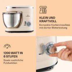 Bella Mini Rührmaschine 1200 W 6 Stufen 4 Liter Edelstahl Pulsfunktion 8 Bella Mini Rührmaschine 1200 W 6 Stufen 4 Liter Edelstahl Pulsfunktion -Warmekuche Pro Geschaft 10037981 de 0003 logo