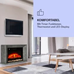 Crater Lake Elektrokamin 1900 W LED-Technik Fernbedienung -Warmekuche Pro Geschaft 10037982 de 0004 logo