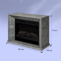 Crater Lake Elektrokamin 1900 W LED-Technik Fernbedienung -Warmekuche Pro Geschaft 10037982 yy 0007 logo