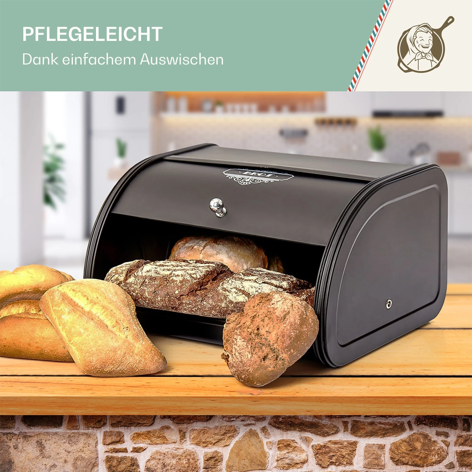 Metallbrotbox Mit Kauf Metallblech Aromadicht Retro-Look 5 Metallbrotbox Mit Kauf Metallblech Aromadicht Retro-Look – Bild 5