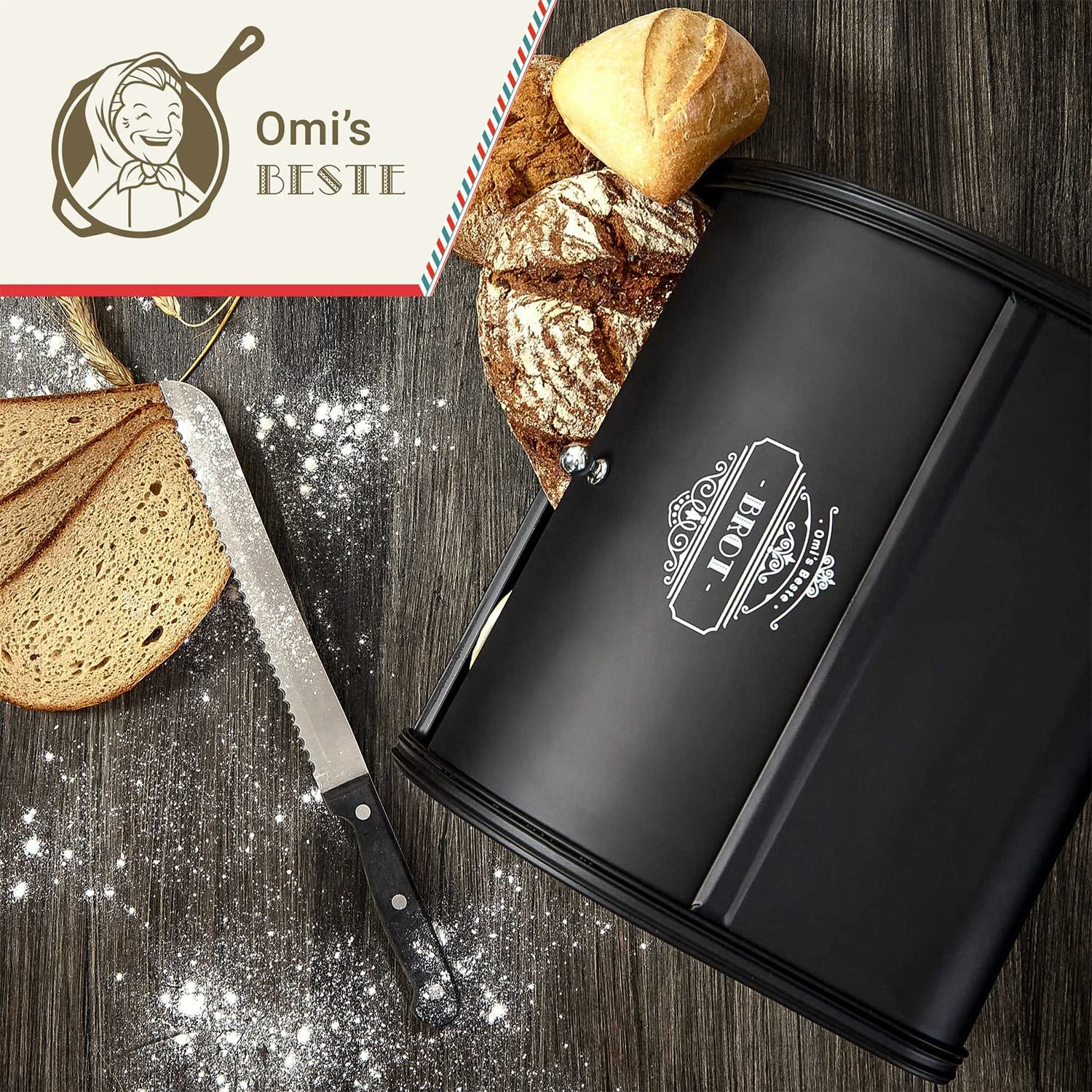 Metallbrotbox Mit Kauf Metallblech Aromadicht Retro-Look 6 Metallbrotbox Mit Kauf Metallblech Aromadicht Retro-Look – Bild 6