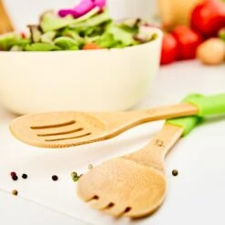 Küchenzubehör 5er-Set Pfannenwender Silikongriffe Nachhaltig Bambus -Warmekuche Pro Geschaft 10038113 yy 0003 logo