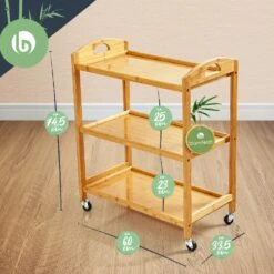 Servierwagen 3 Etagen 4 Rollen 60x74,5x33,5 Cm (BxHxT) Bambus 11 Servierwagen 3 Etagen 4 Rollen 60x74,5x33,5 Cm (BxHxT) Bambus -Warmekuche Pro Geschaft 10038127 yy 0006 logo