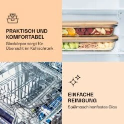 Aufschnittbox Mit Deckel 1,6 Liter 2er Set Glas Bambus Hitzebeständig -Warmekuche Pro Geschaft 10038231 de 0004 logo