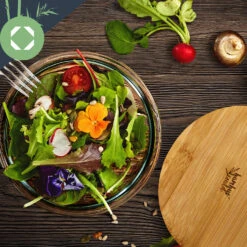 Glasschüssel 865 Ml Bambusdeckel Verschließbar BPA-frei Größe S 13 Glasschüssel 865 Ml Bambusdeckel Verschließbar BPA-frei Größe S -Warmekuche Pro Geschaft 10038272 yy 0006 logo