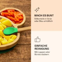 Kindergeschirr Bambusteller & Löffel 250 Ml Inkl. Saugnapf 18 X 18 Cm -Warmekuche Pro Geschaft 10038291 de 0005 logo