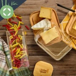 Glas-Käseglocke Bambusboden Luftdicht Geschmacksneutral Spülmaschinenfest 10 Glas-Käseglocke Bambusboden Luftdicht Geschmacksneutral Spülmaschinenfest -Warmekuche Pro Geschaft 10038309 yy 0005 logo