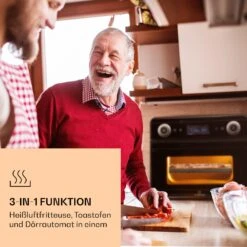 AeroVital Jumbo 3-in-1 Heißluftfritteuse Toaster Dörrautomat 1550 W 18 Liter -Warmekuche Pro Geschaft 10038339 de 0002 logo